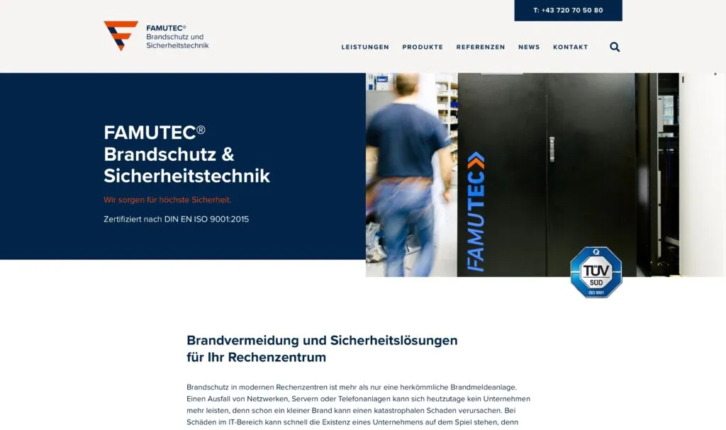 FAMUTEC Website