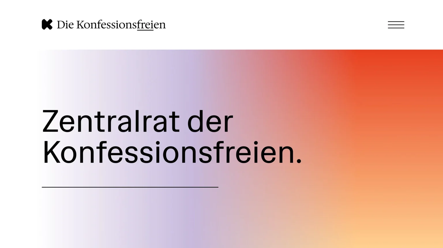 Homepage of the Central Council of Non-denominational